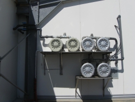 Installation blowing machine